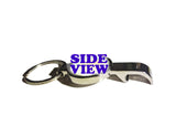 Laverne and Shirly Shotz Brewery Beer Pendant or Keychain silver tone bottle opener