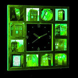 Doctor Dr. Who Tardis Glow In The Dark 12 Clock numbered LIMITED EDITION , Watches & Clocks - n/a, Final Score Products
 - 2