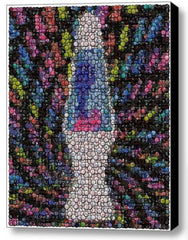 Amazing Framed Lava Lamp Bottlecap mosaic 9X11 print Limited Edition with COA , Prints - n/a, Final Score Products
 - 1