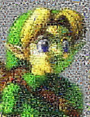 Amazng LINK The Legend of Zelda Montage art print w/COA , Video Game Memorabilia - n/a, Final Score Products
 - 1