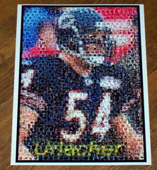 Amazing Chicago Bears Brian Urlacher Montage. 1 of 25 , Football-NFL - n/a, Final Score Products
 - 1