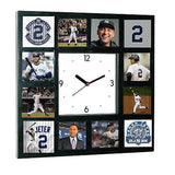 Limited Edition New York Yankees Derek Jeter Clock with 12 career pictures , Baseball-MLB - Final Score Products, Final Score Products
