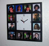 Johnny Depp characters Clock with 12 classic roles. 21 jump Street, Mad Hatter + , Watches & Clocks - n/a, Final Score Products
