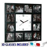 Incredible The Nightmare Before Christmas 3d Clock Sally Jack with glasses , Watches & Clocks - n/a, Final Score Products