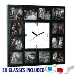 Incredible The Nightmare Before Christmas 3d Clock Sally Jack with glasses , Watches & Clocks - n/a, Final Score Products