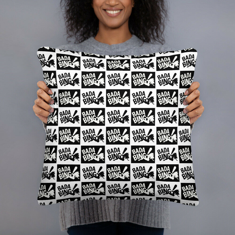 Bada Bing Strip Club The Sopranos TV Show Prop Pillow