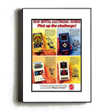 Framed Mattel Electronic Football Basketball Baseball Hockey retro Magazine Ad