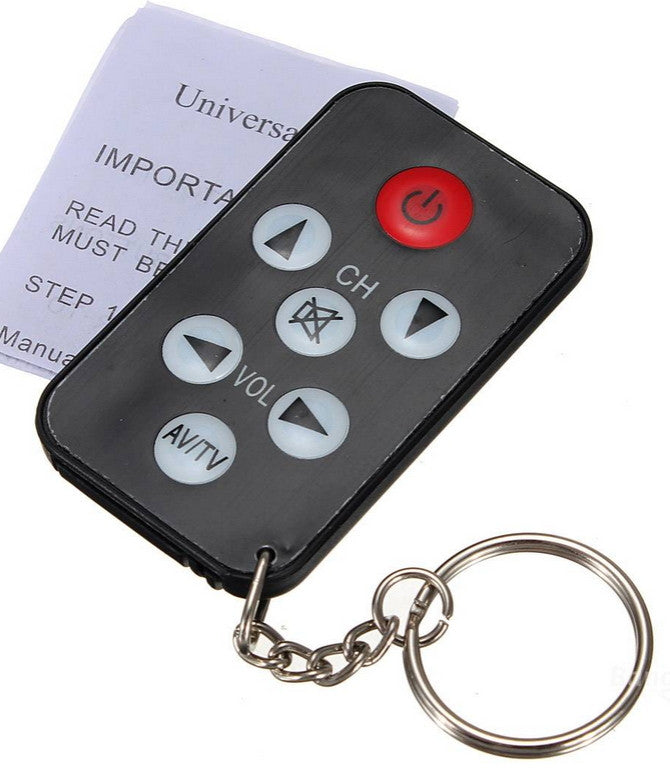 Universal Infrared IR Mini TV Remote Control Keychain Key Ring Great gag prank ,  - Final Score Products, Final Score Products