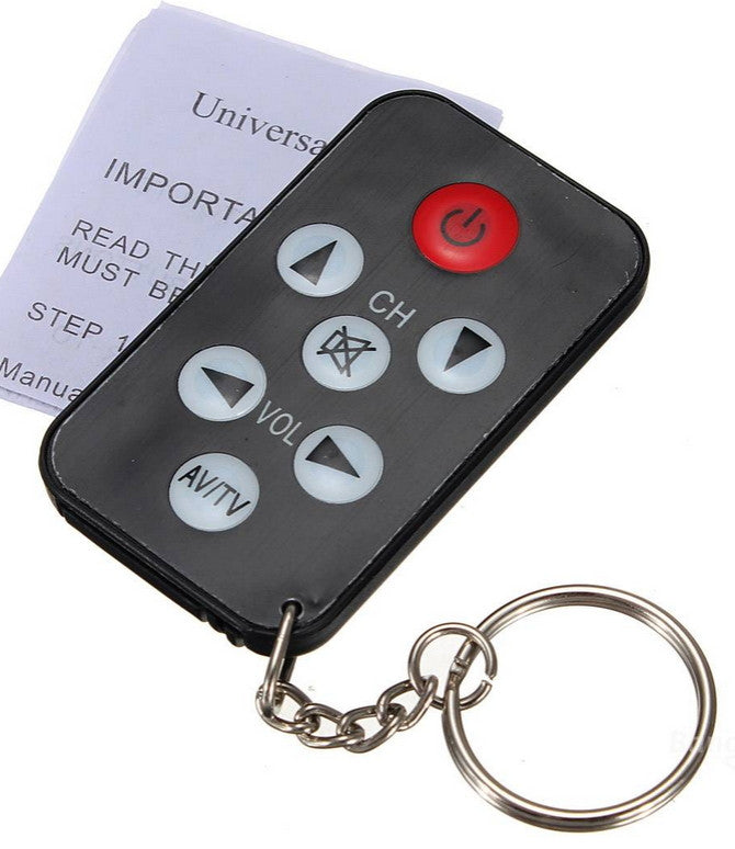 Universal Infrared IR Mini TV Remote Control Keychain Key Ring Great gag prank