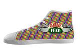 Friends TV Show Central Perk High Top Shoes Mens Womens Kids , Shoes - Final Score Products, Final Score Products
 - 2
