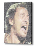 Bruce Springsteen Born To Run Lyrics Mosaic Framed Print Limited Edition , Posters, Prints & Pictures - Artist Paul Van Scott, Final Score Products
 - 1