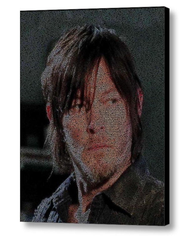 The Walking Dead Daryl Dixon Quotes Mosaic INCREDIBLE