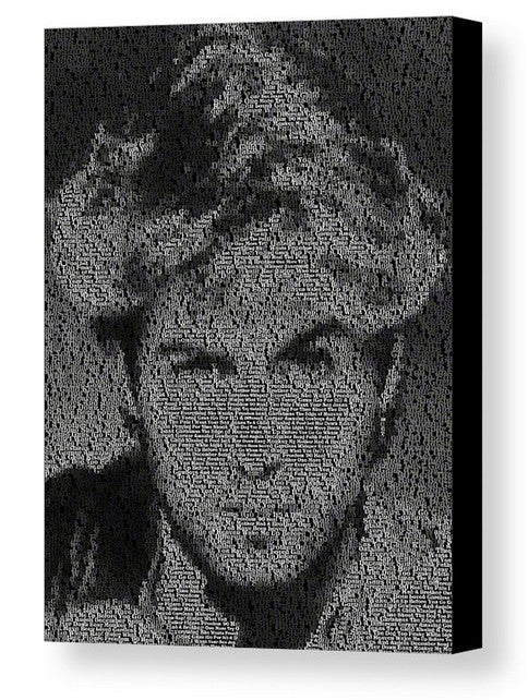 George Michael Wham! Song List Mosaic Print Limited Edition
