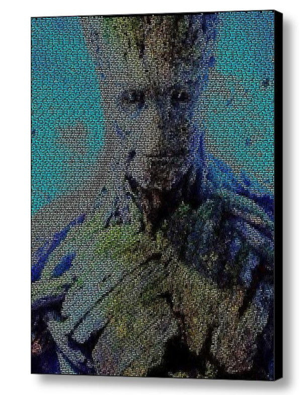 Guardians of the Galaxy I am GROOT Quotes Mosaic INCREDIBLE