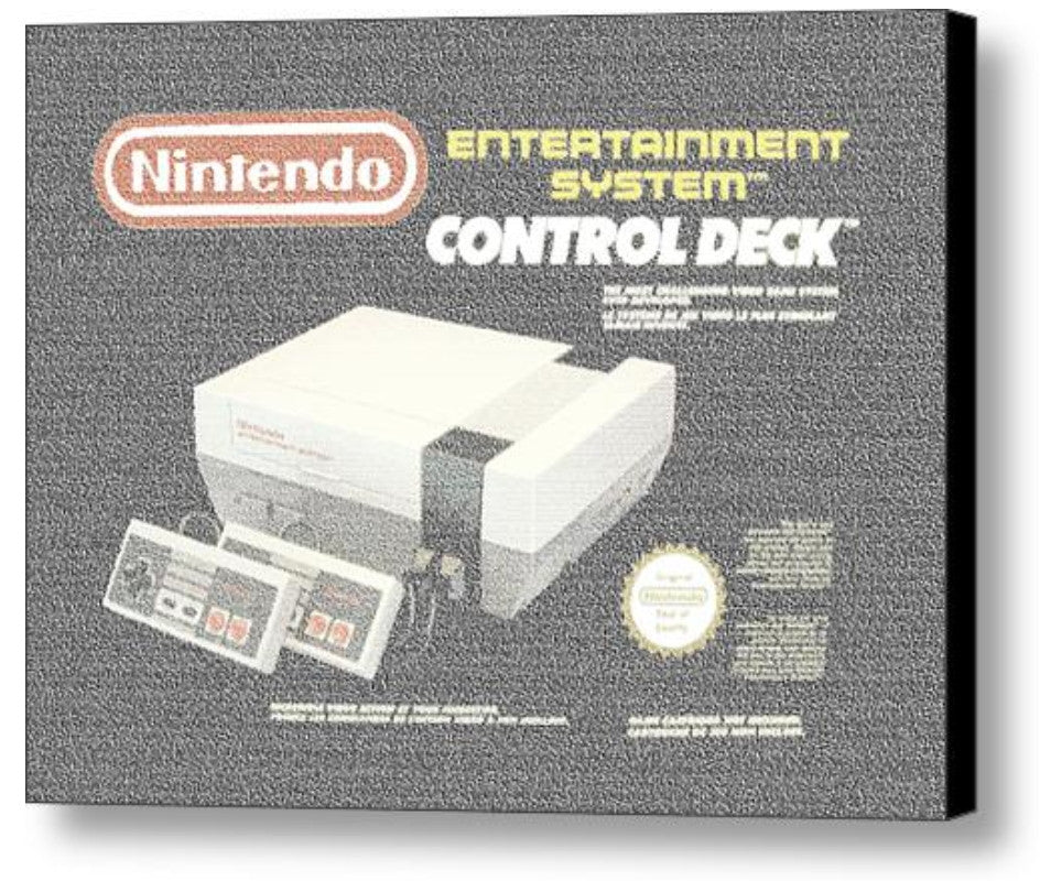 Incredible Nintendo Original NES Game List Mosaic Print Limited Edition