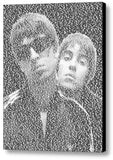 Oasis Wonderwall Song Lyrics Mosaic Print Limited Edition , Posters, Prints & Pictures - Artist Paul Van Scott, Final Score Products
 - 1