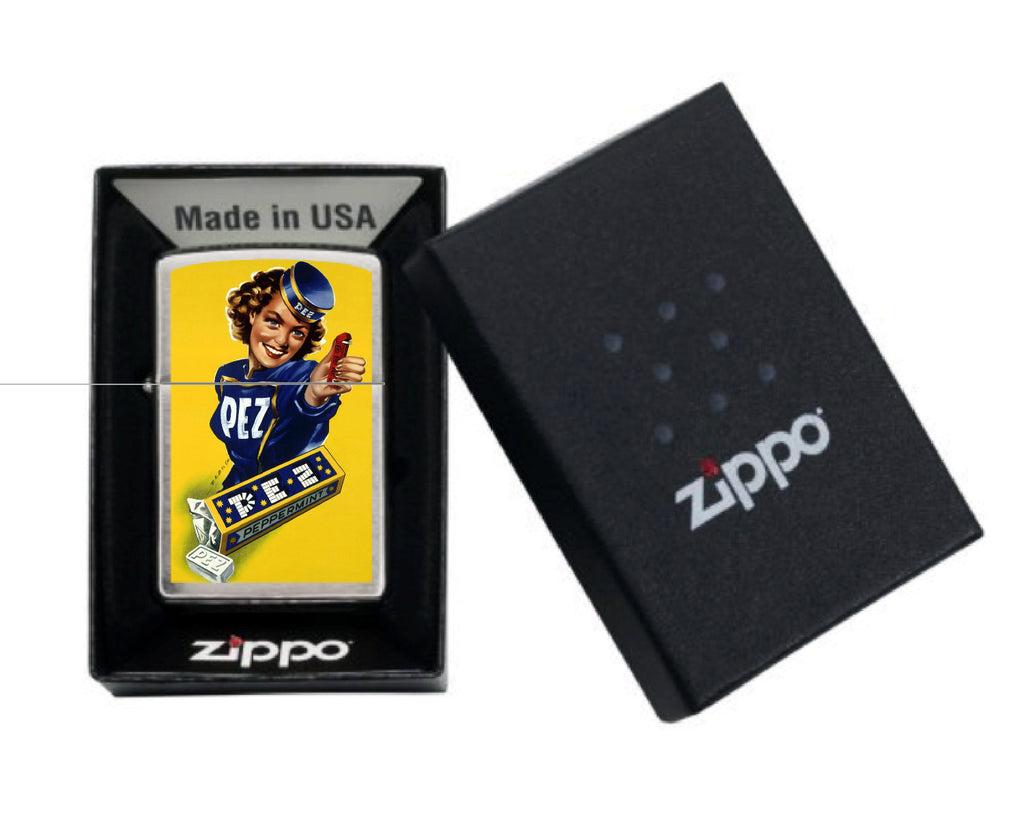 Classic Pez Girl Zippo Custom Collectible Lighter LIMITED EDITION Numbered to just 250