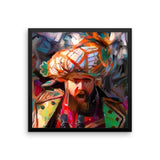 Framed FLY KELCE FLY Philadelphia Eagles Super Bowl 52 Jason Kelce Rant abstract art print (CHOOSE SIZE)