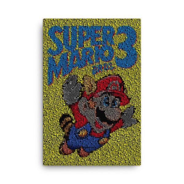 Other Super Mario Jump Block 24 x 36 Canvas