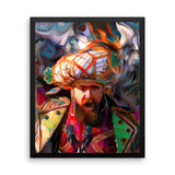 Framed FLY KELCE FLY Philadelphia Eagles Super Bowl 52 Jason Kelce Rant abstract art print (CHOOSE SIZE)