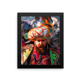Framed FLY KELCE FLY Philadelphia Eagles Super Bowl 52 Jason Kelce Rant abstract art print (CHOOSE SIZE)