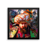 Framed FLY KELCE FLY Philadelphia Eagles Super Bowl 52 Jason Kelce Rant abstract art print (CHOOSE SIZE)