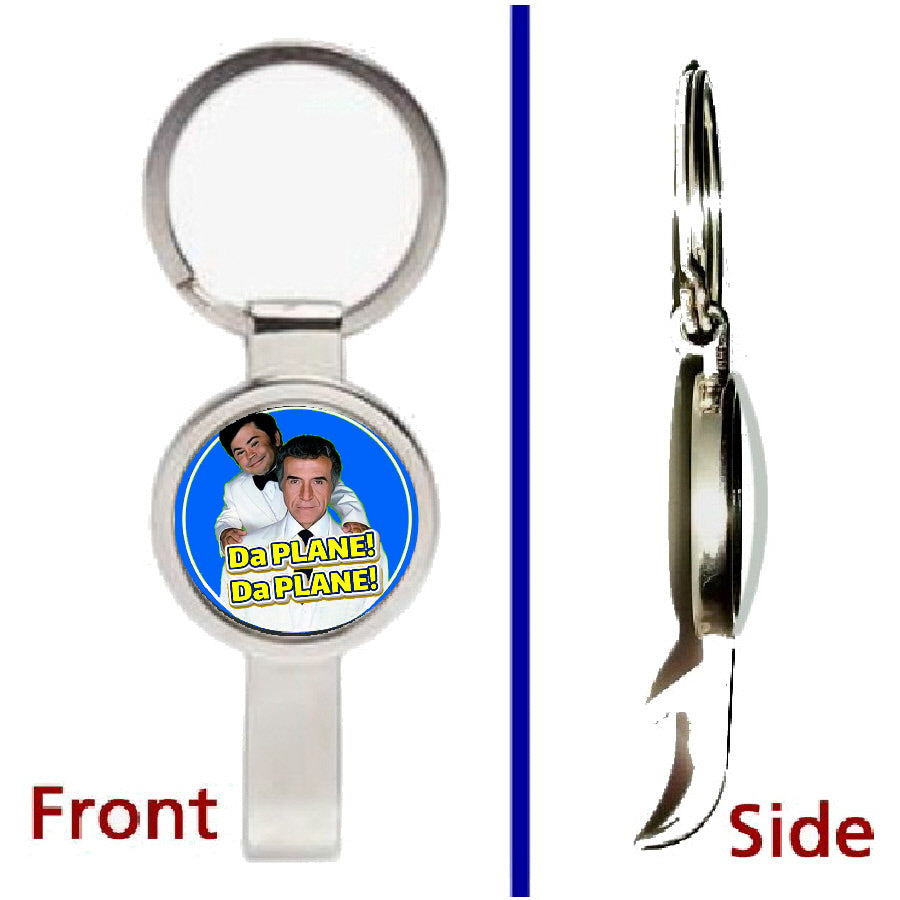 Fantasy Island Da Plane Pendant or Keychain metal secret bottle opener