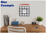 BIG The Twilight Zone Clock with classic episode scenes