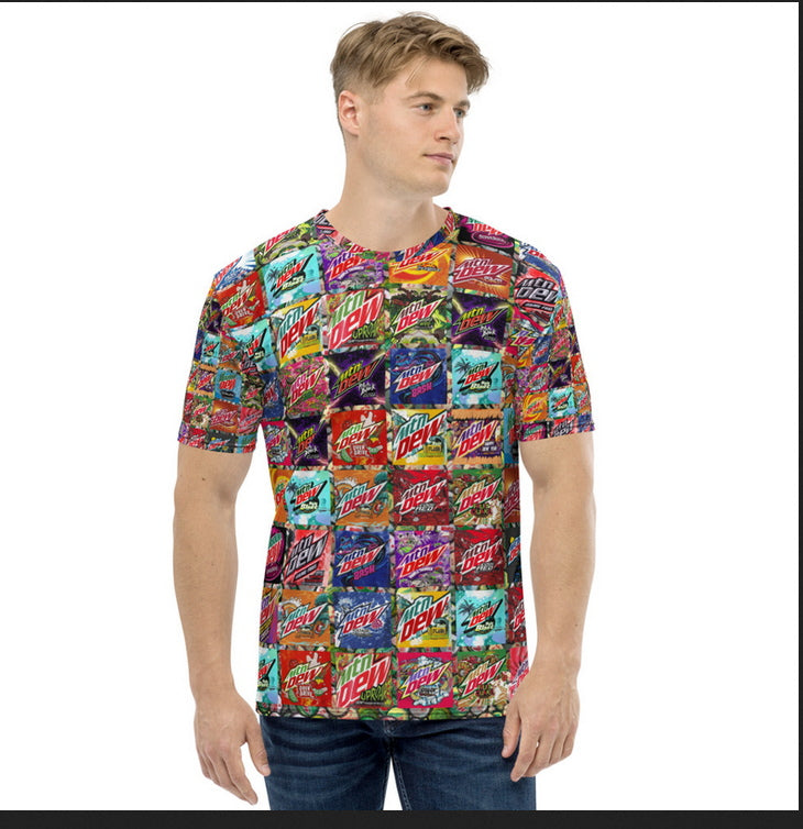 Mtn Dew Flavors Variety Pack All-Over Men's t-shirt