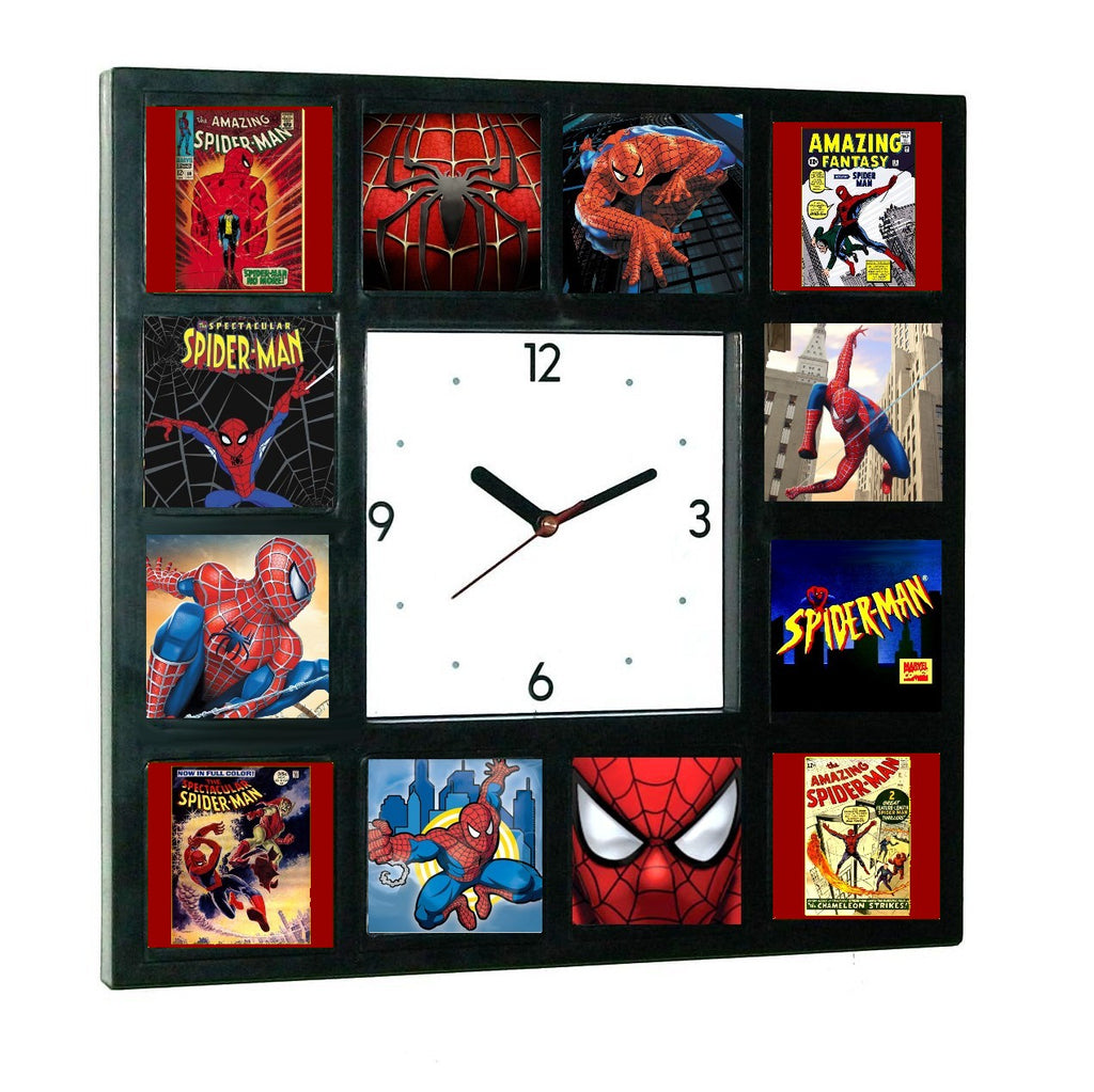 History of Spider-Man Spiderman Comic Big Square Wall Clock numbered LIMITED EDITION