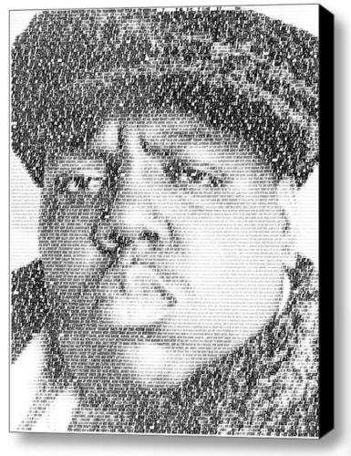 The Notorious B.I.G. Juicy Lyrics Incredible Mosaic 9X11 inch Framed Display
