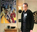 FRAMED The Big Bang Theory prop small Captain Future Comic Book Cover wall art , Reproductions - n/a, Final Score Products
 - 2