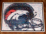 Amazing Denver Broncos Helmet Montage. 1 of only 25 , Football-NFL - n/a, Final Score Products
 - 1