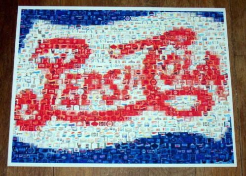 Amazing Pepsi Cola Double Dot vintage sign Montage