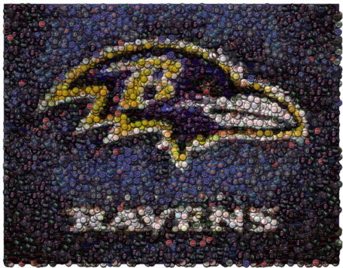Best Bar Game Room Baltimore Ravens Sign framed w/COA