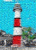 Amazing Beautiful Red Lighthouse Art Print Montage , Other - n/a, Final Score Products
 - 1