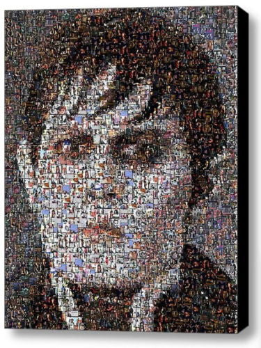 Dark Shadows Barnabas Collins Johnny Depp memorabilia Mosaic Framed 9 X 11 Print