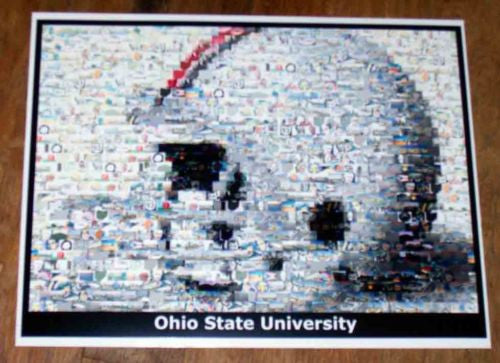 Amazing Ohio State Football Helmet Montage , College-NCAA - n/a, Final Score Products
 - 1