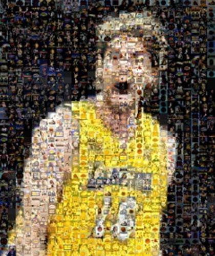 Amazing LA Lakers Pau Gasol Montage Limited Edition COA , Basketball-NBA - n/a, Final Score Products
 - 1