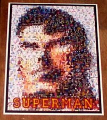 Amazing RARE SUPERMAN Montage 1 of only 25 ever!