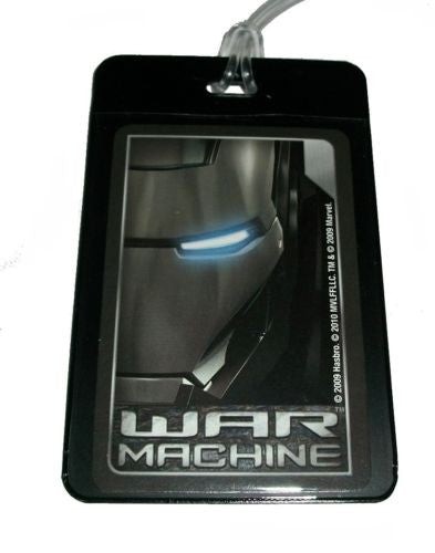 War Machine Iron Man Luggage or Book Bag Tag