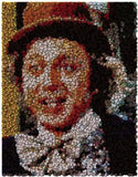 Gene Wilder Willy Wonka Poker Chip Mosaic with COA , Other - n/a, Final Score Products
 - 1