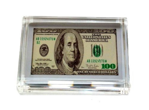 one hundred dollar bill front and back