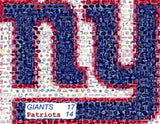 Amazing New York Giants Super Bowl Montage only 25 made , Football-NFL - n/a, Final Score Products
 - 1