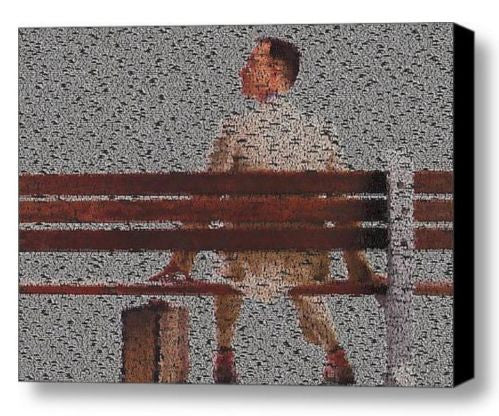 Tom Hanks Forrest Gump Quotes Mosaic INCREDIBLE FramedLimited Edition Art w/COA