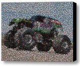 Amazing Framed Grave Digger Monster Truck Bottlecap mosaic print w/COA , Racing-Other - n/a, Final Score Products
 - 1