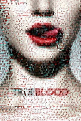 Amazing 19 X 13 True Blood Mosaic Limited Edition w/COA , Color - n/a, Final Score Products
 - 1