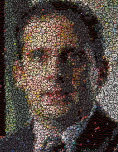 Amazing The Office Michael Scott Bottlecap mosaic print