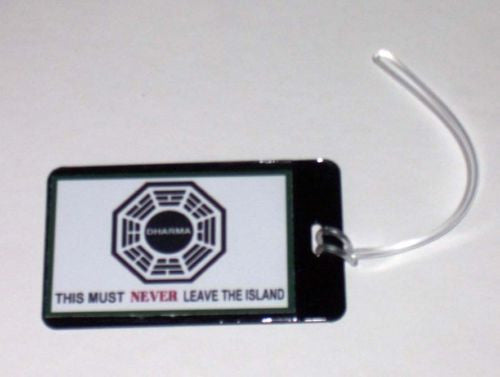 LOST Dharma DO NOT REMOVE Luggage or Book Bag Tag prop