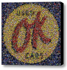 Amazing Framed 8X8 inch OK Used Cars sign Bottlecap mosaic print Limited Edition , Chevrolet - n/a, Final Score Products
 - 1
